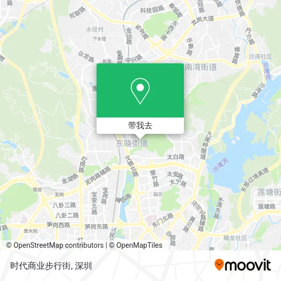 时代商业步行街地图