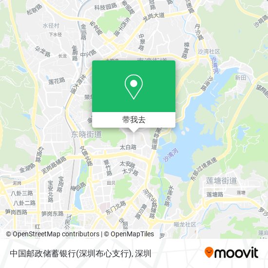 中国邮政储蓄银行(深圳布心支行)地图
