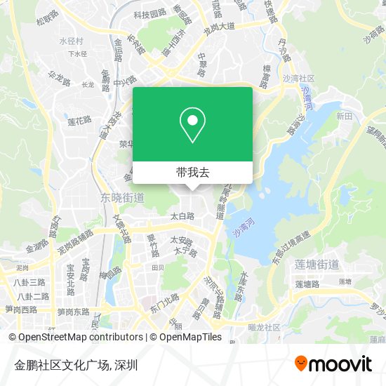 金鹏社区文化广场地图