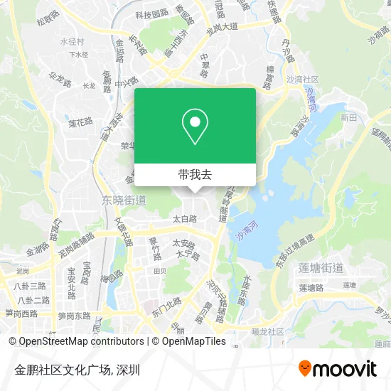 金鹏社区文化广场地图