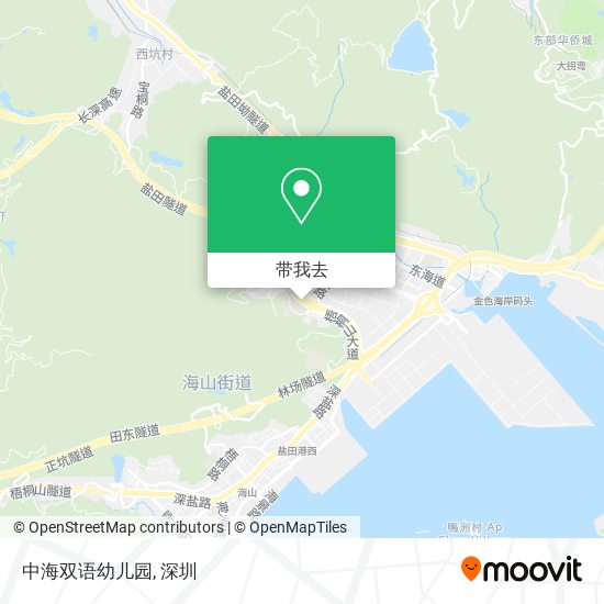 中海双语幼儿园地图