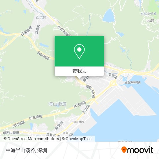 中海半山溪谷地图