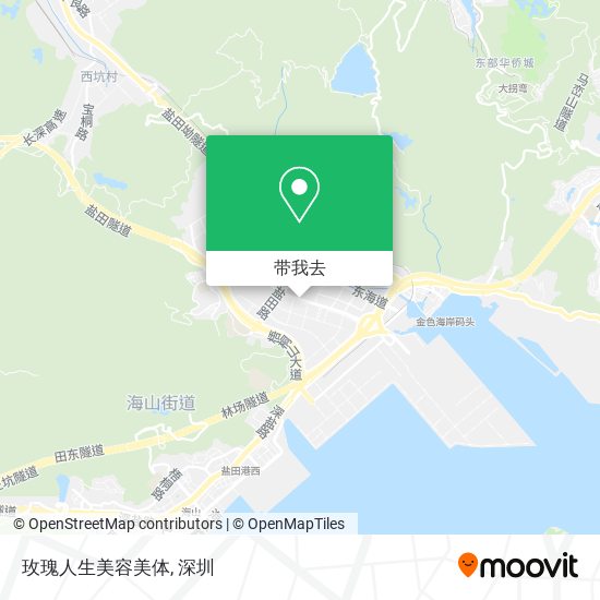 玫瑰人生美容美体地图