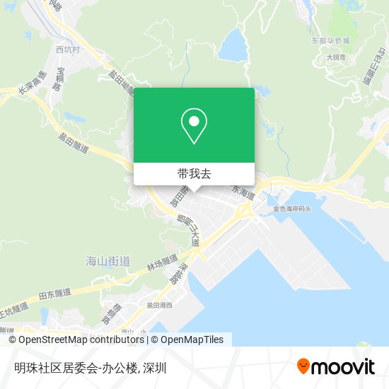 明珠社区居委会-办公楼地图