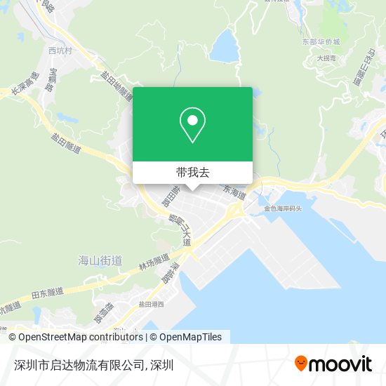 深圳市启达物流有限公司地图