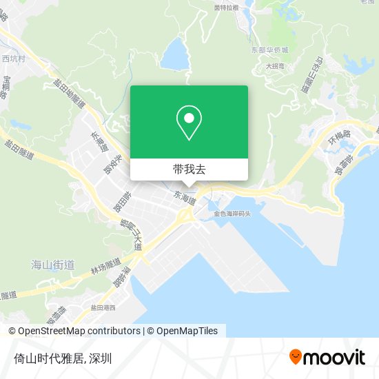 倚山时代雅居地图