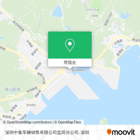 深圳中集车辆销售有限公司盐田分公司地图