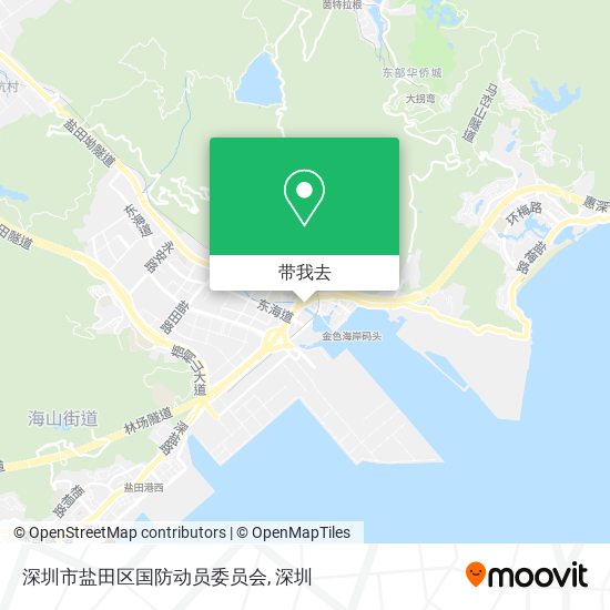 深圳市盐田区国防动员委员会地图