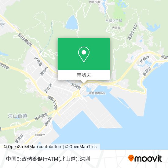 中国邮政储蓄银行ATM(北山道)地图