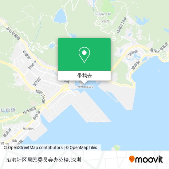 沿港社区居民委员会办公楼地图