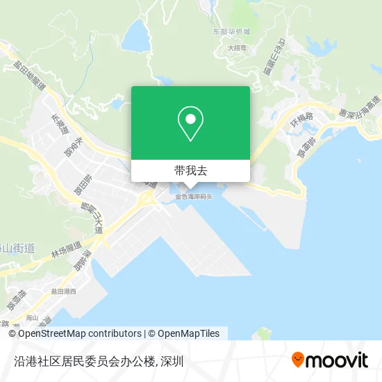 沿港社区居民委员会办公楼地图