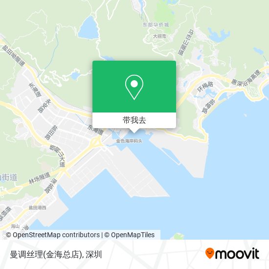 曼调丝理(金海总店)地图