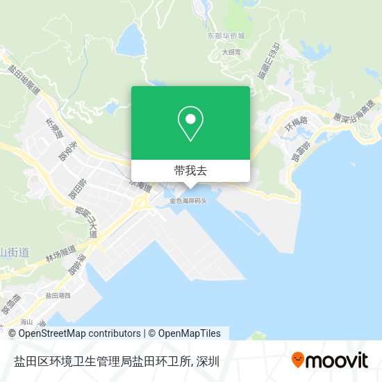 盐田区环境卫生管理局盐田环卫所地图