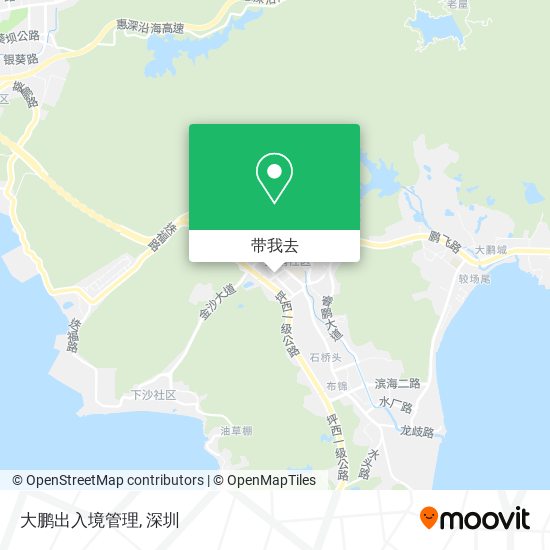 大鹏出入境管理地图