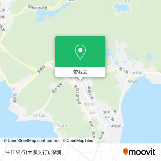 中国银行(大鹏支行)地图