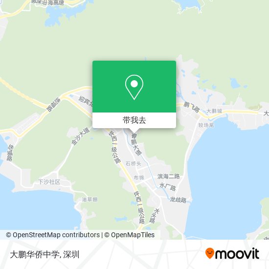 大鹏华侨中学地图