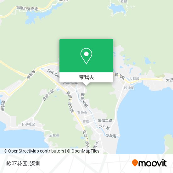 岭吓花园地图