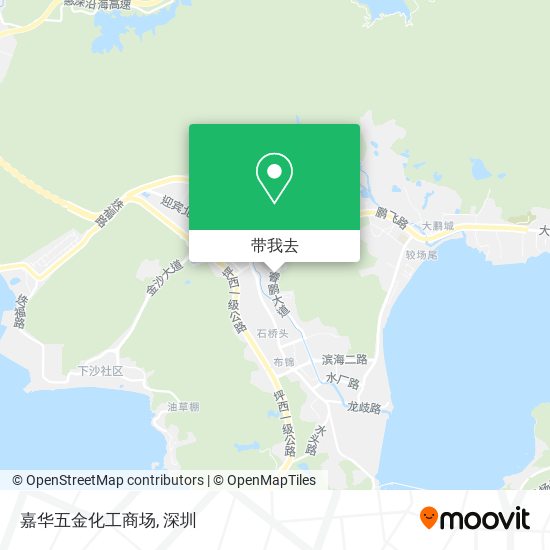 嘉华五金化工商场地图