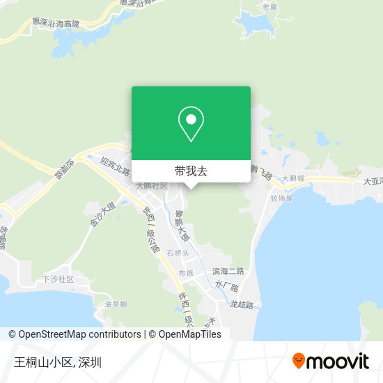 王桐山小区地图
