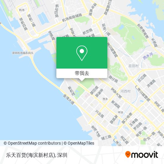 乐天百货(海滨新村店)地图