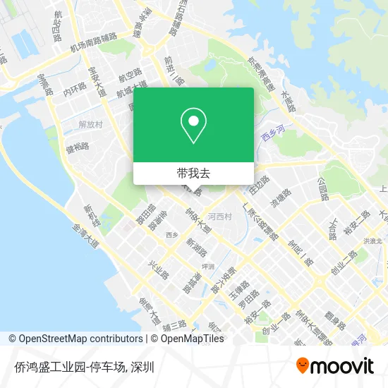 侨鸿盛工业园-停车场地图