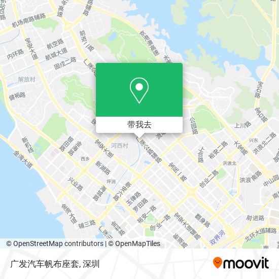 广发汽车帆布座套地图