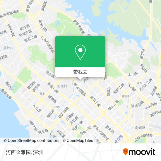 河西金雅园地图