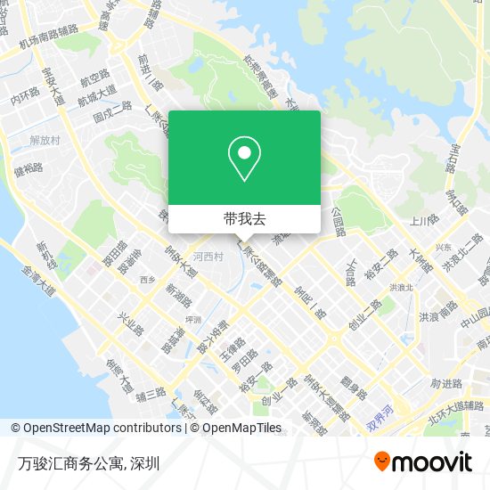 万骏汇商务公寓地图