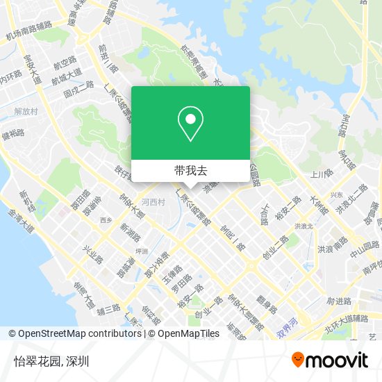怡翠花园地图