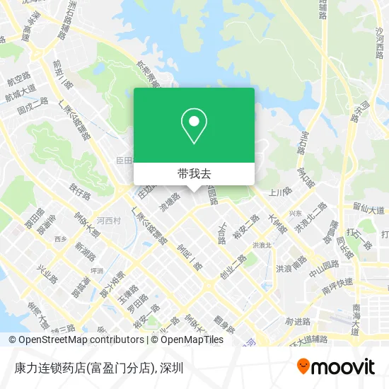 康力连锁药店(富盈门分店)地图