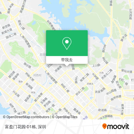 富盈门花园-D1栋地图