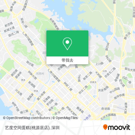 艺度空间蛋糕(桃源居店)地图