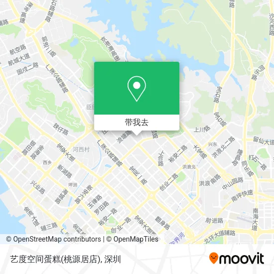艺度空间蛋糕(桃源居店)地图
