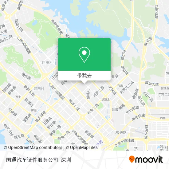 国通汽车证件服务公司地图