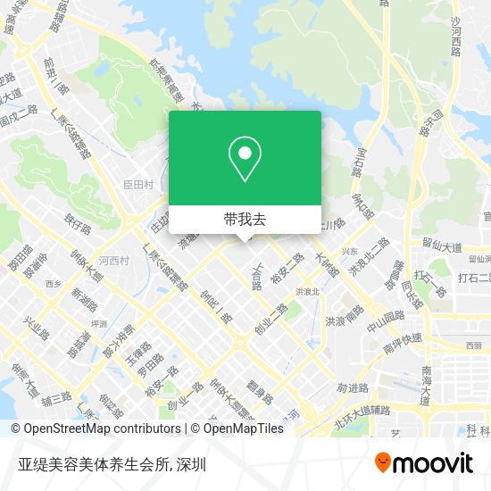 亚缇美容美体养生会所地图