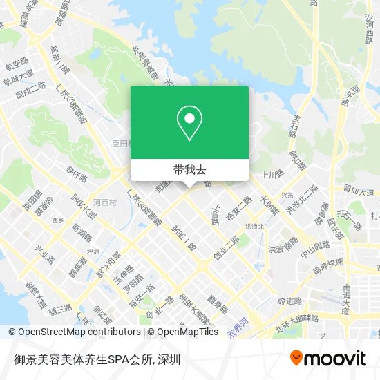 御景美容美体养生SPA会所地图