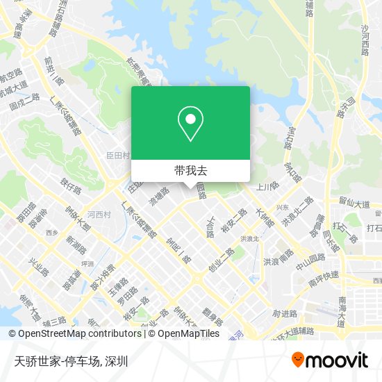 天骄世家-停车场地图