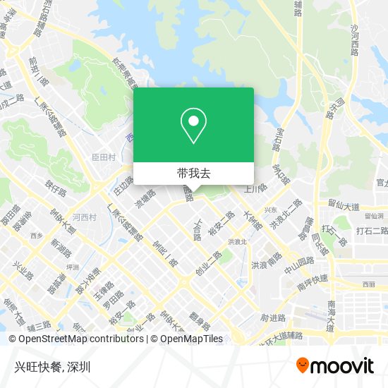 兴旺快餐地图