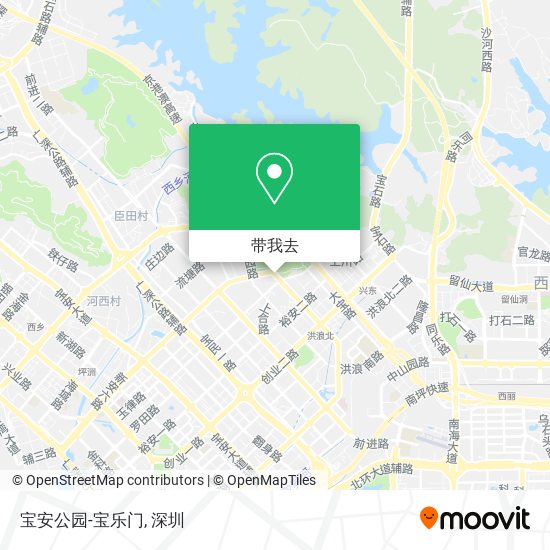 宝安公园-宝乐门地图