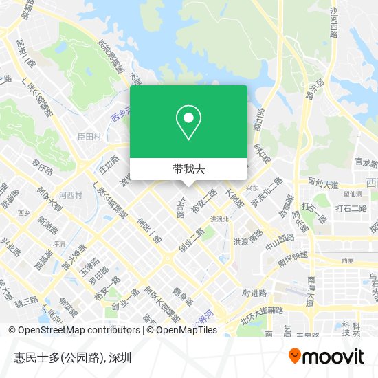 惠民士多(公园路)地图
