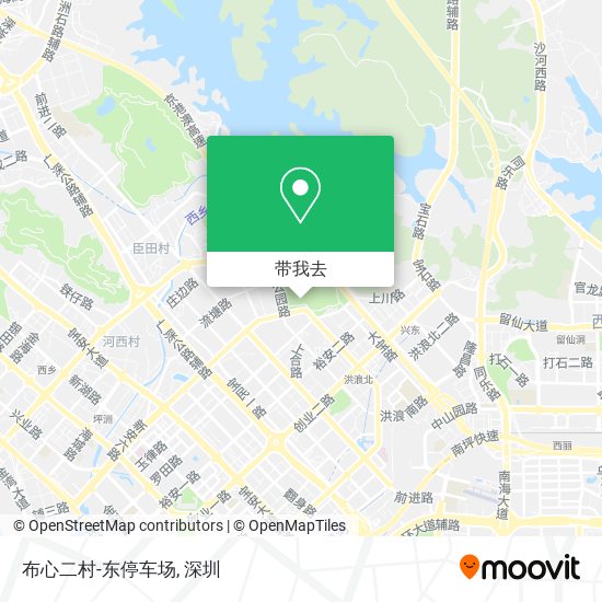 布心二村-东停车场地图