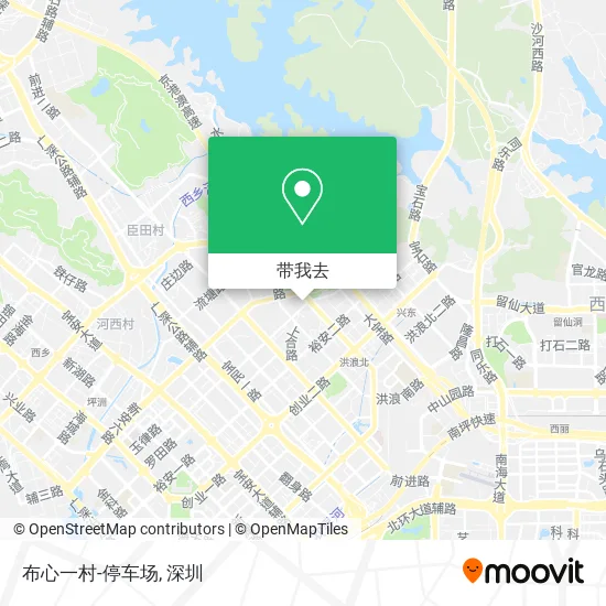 布心一村-停车场地图