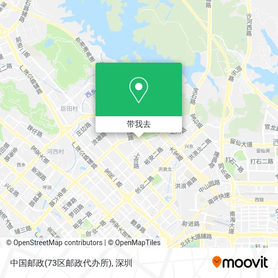 中国邮政(73区邮政代办所)地图