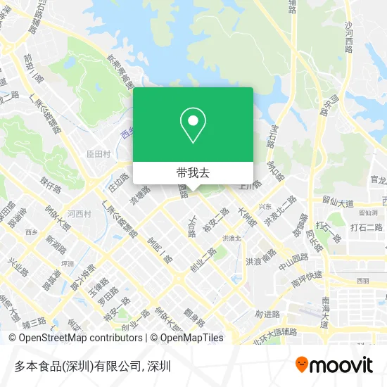多本食品(深圳)有限公司地图
