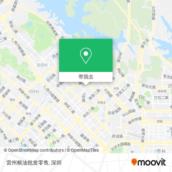 雷州粮油批发零售地图