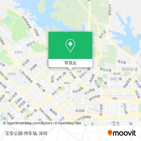 宝安公园-停车场地图