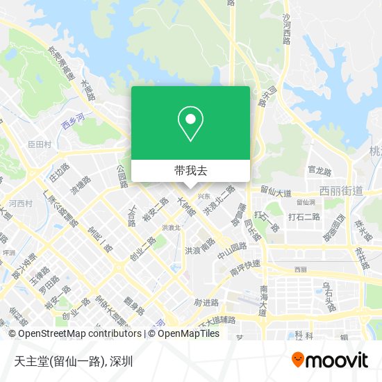 天主堂(留仙一路)地图