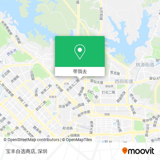 宝丰自选商店地图