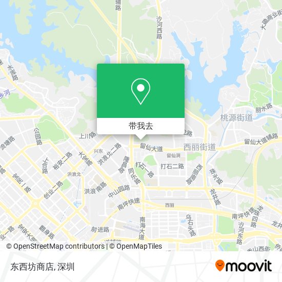 东西坊商店地图