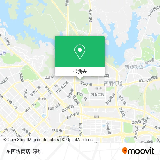 东西坊商店地图